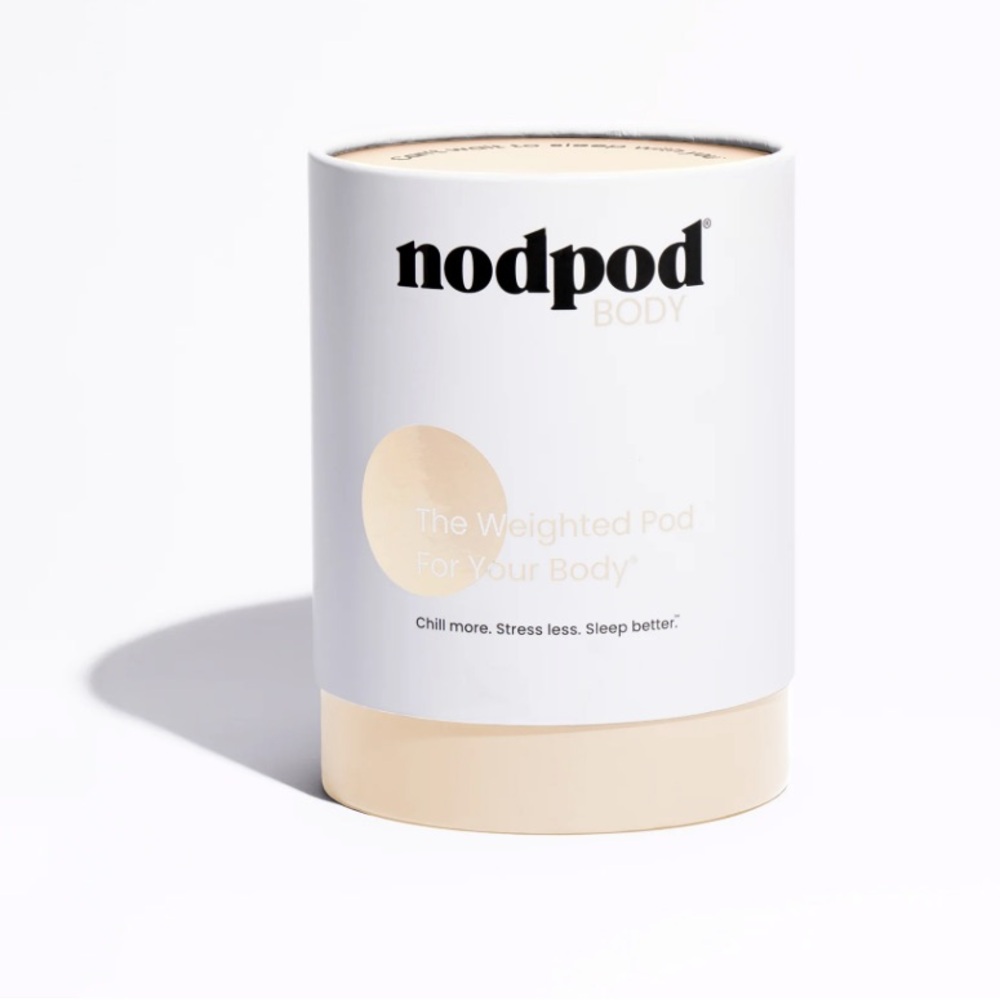 NODPOD NWT body weighted blanket -bone